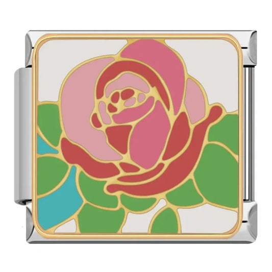 Rosa - Charm Plata