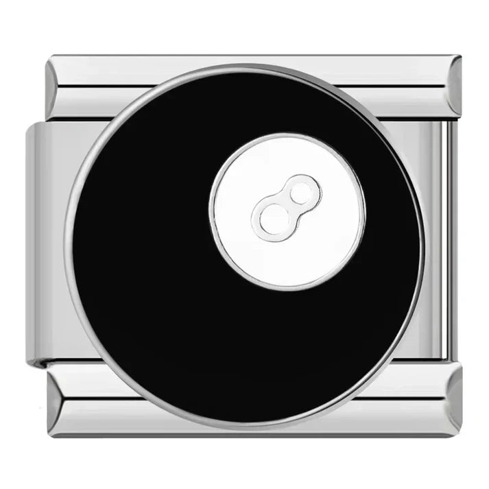 Bola 8 - Charm Plata