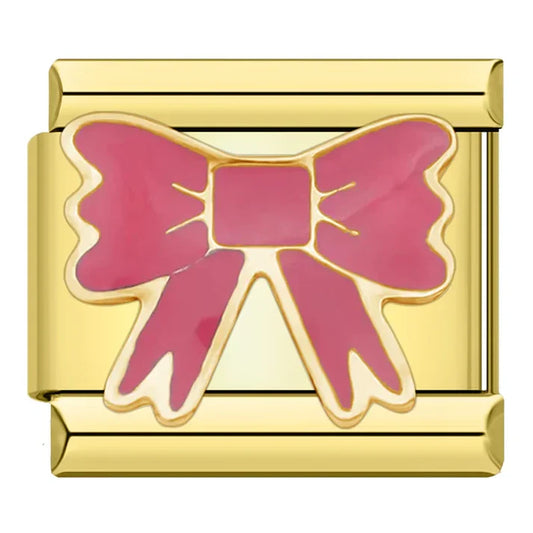 Lazo Rosa - Charm Oro