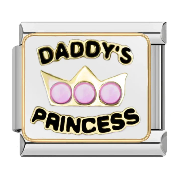 Daddys princess - Charm Plata
