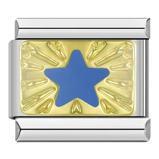 Estrella Azul - Charm Plata