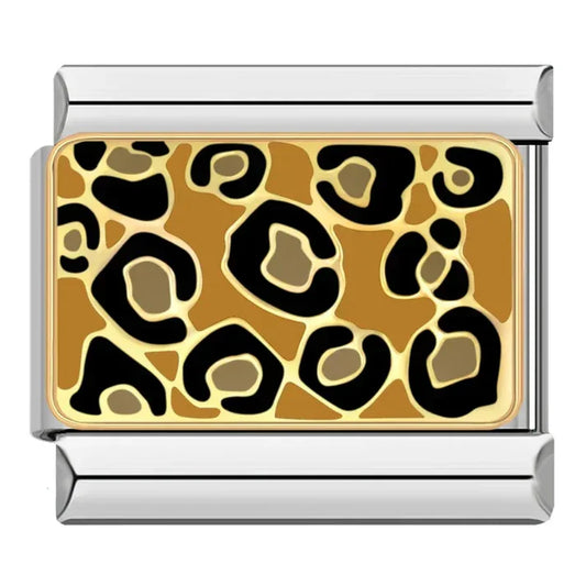 Leopardo - Charm Plata